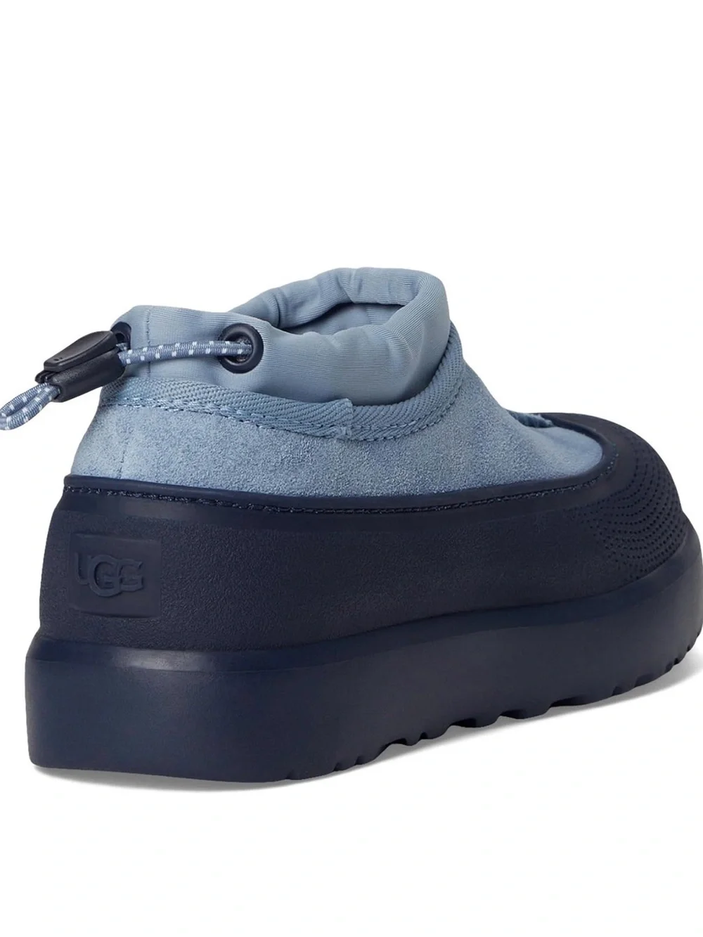 UGG Kids Light Blue and Navy Cozy Slip-On Clog 6 US